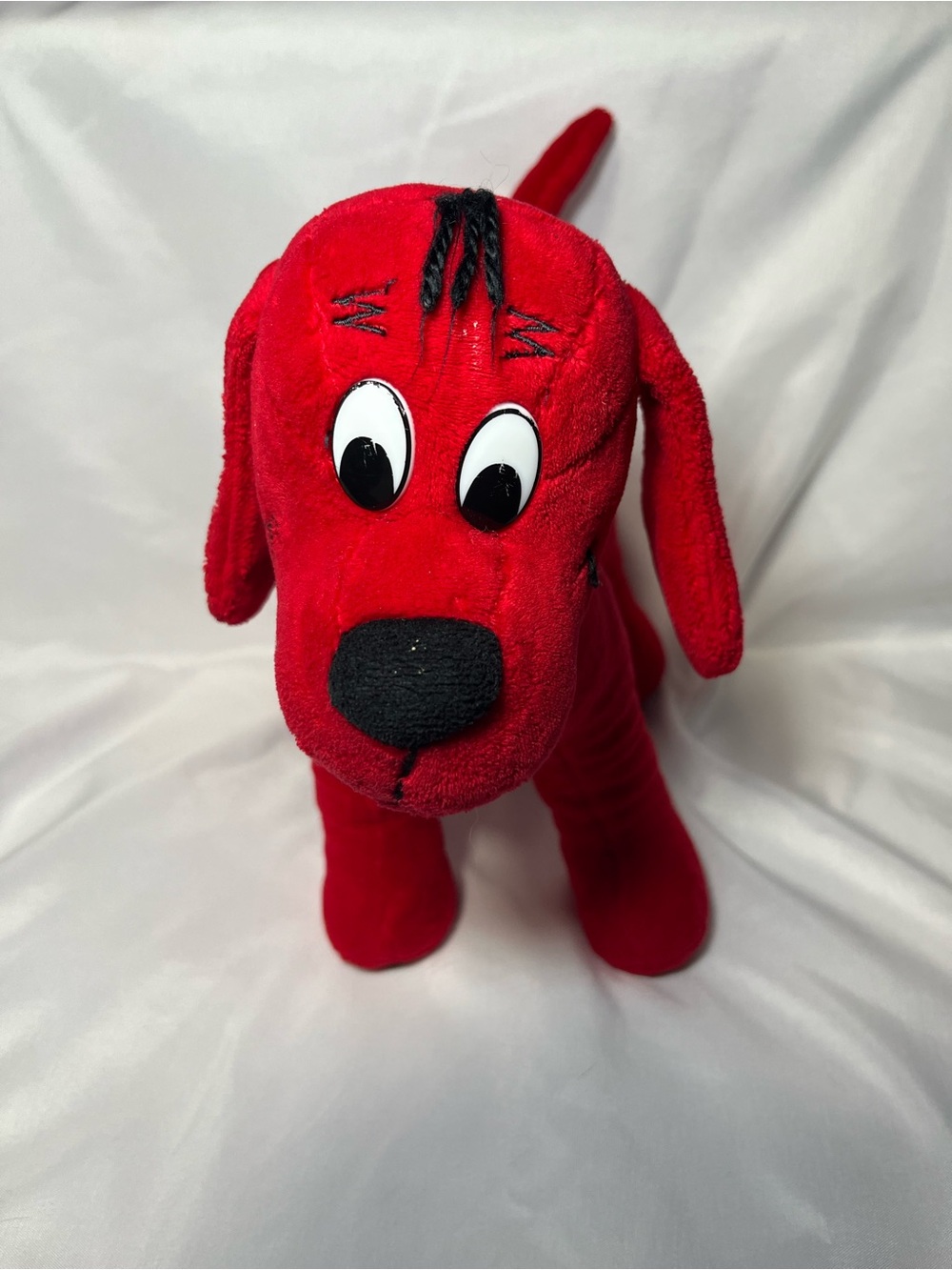 Vintage Standing Clifford The Big Red Dog Plush Stuffed Animal Scholastic Toy